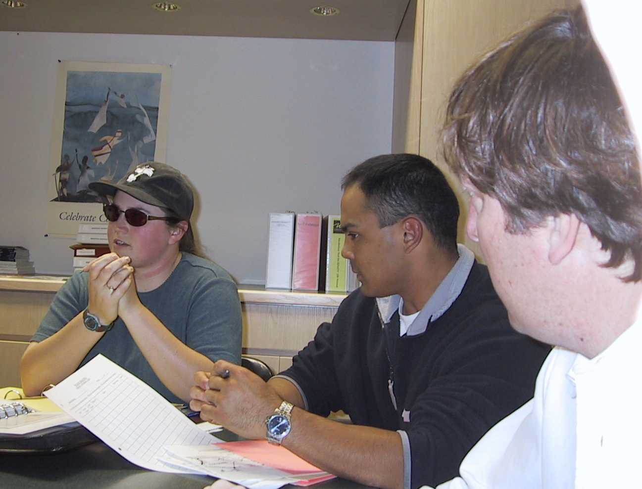 Cee Cee Cryor & 
  Robert Serrazana of Sacramento County provide patrolling suggestions.