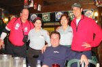 Bernie, Norma, Mitchell, Gloria, Steve in Vallejo's after the January 13, 2003 Monday Night Skate.
	       Photo by Chris.