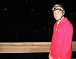 Kevin at the Marina on the February 11, 2002 Monday Night Skate.