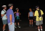 Gordon, Uel, Mari, Daedre, Steve Williams on the April 1, 2002 Monday Night Skate.
