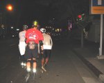 Guy, Steve, and Alex skate South on 7th Street on the April 12, 2004 Monday Night Skate.