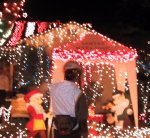 Steve Lee looks at Santa's Workshop on the December 18, 2000, Monday Night Skate.