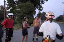 Mari makes a suggestion on the July 31, 2000 Monday Night Skate.