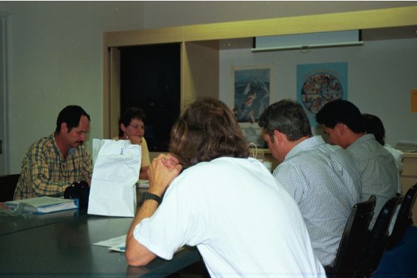 1999 National Skate Patrol Board Meeting 1: Gordon Innes, Julie Kaye